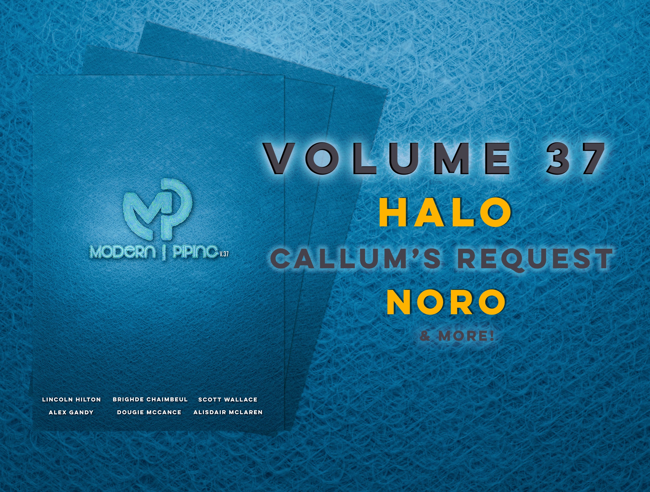 Volume 37 (Bagpipe Sheet Music Book) Modern Piping