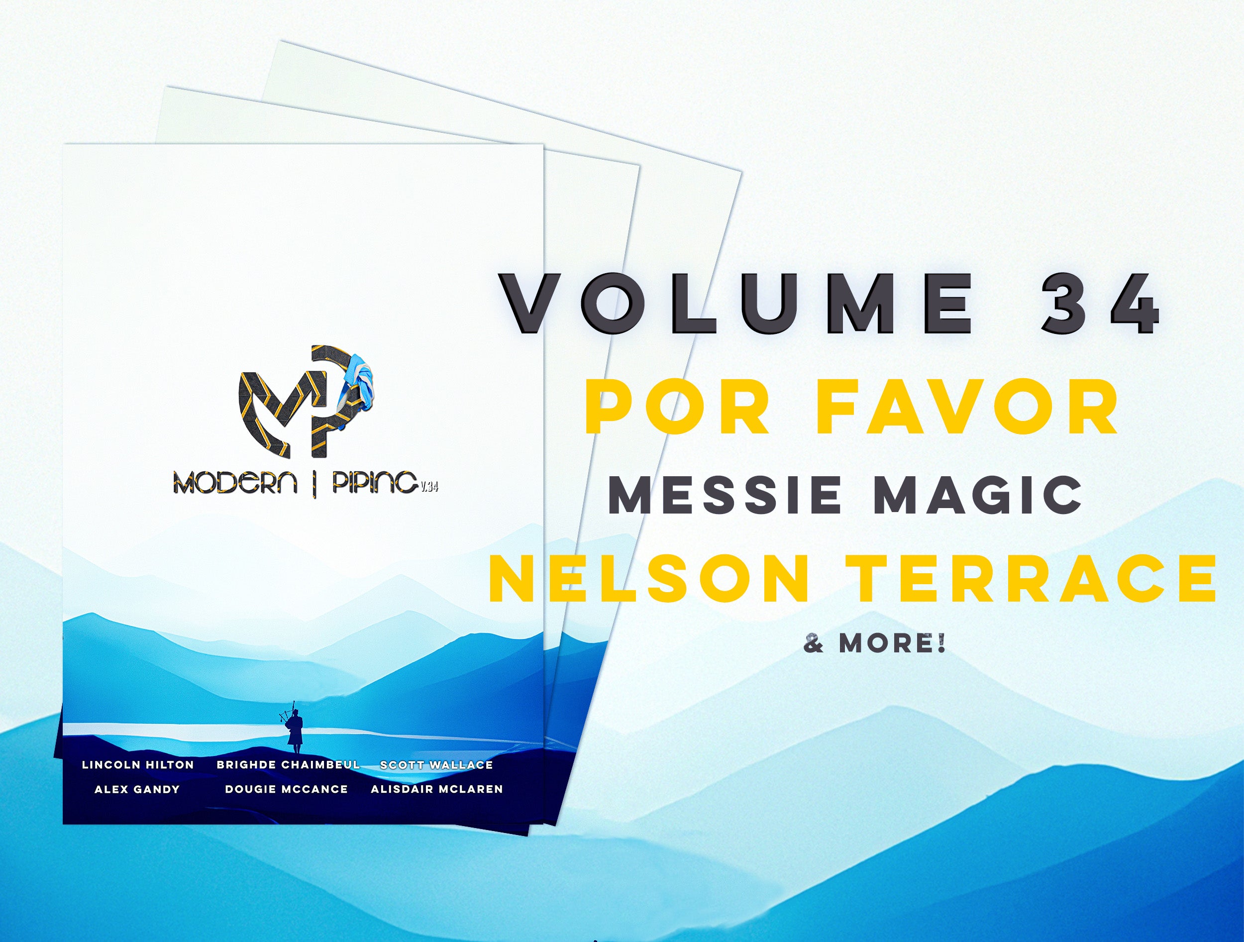 Volume 34 (Bagpipe Sheet Music Book) Modern Piping