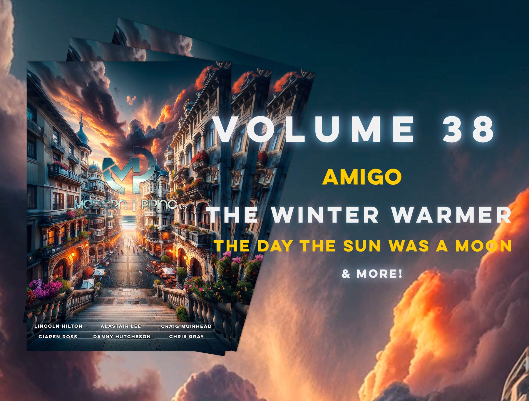 Volume 38 (Bagpipe Sheet Music Book) Modern Piping